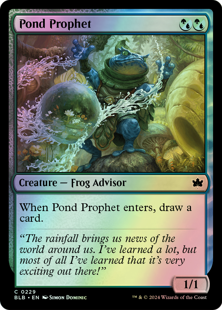 Pond Prophet (BLB) #229 [EN/F] s/o