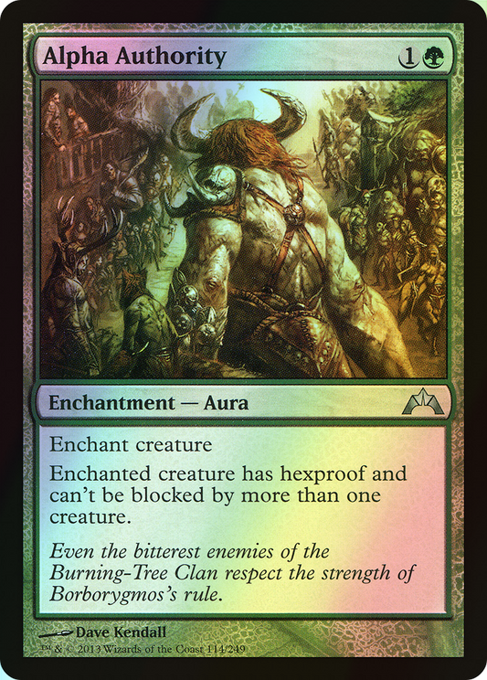 Alpha Authority (GTC) #114 [EN/F] s/o