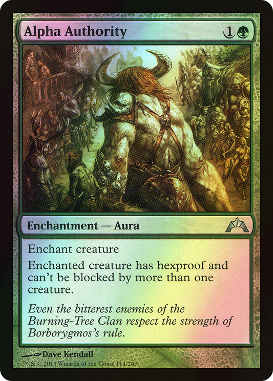 Alpha Authority (GTC) #114 [EN/F] s/o