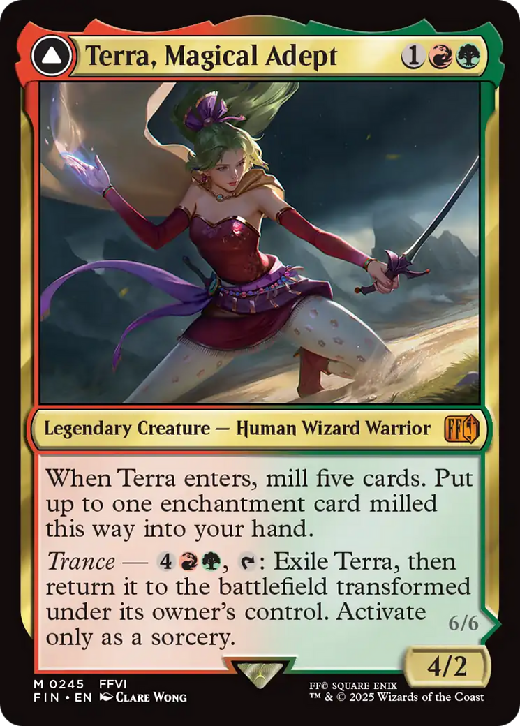 Terra, Magical Adept // Esper Terra (FIN) #245 [EN/N] s/o