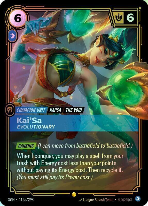 Kai'Sa - Evolutionary (Alternate Art) (OGN) #112a [EN/F]