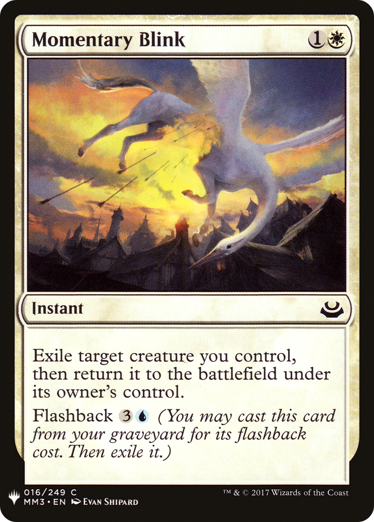 Momentary Blink (PLST) #MM3-16 [EN/N]