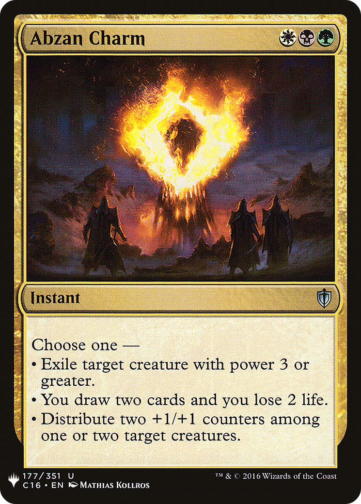 Abzan Charm (PLST) #C16-177 [EN/N]
