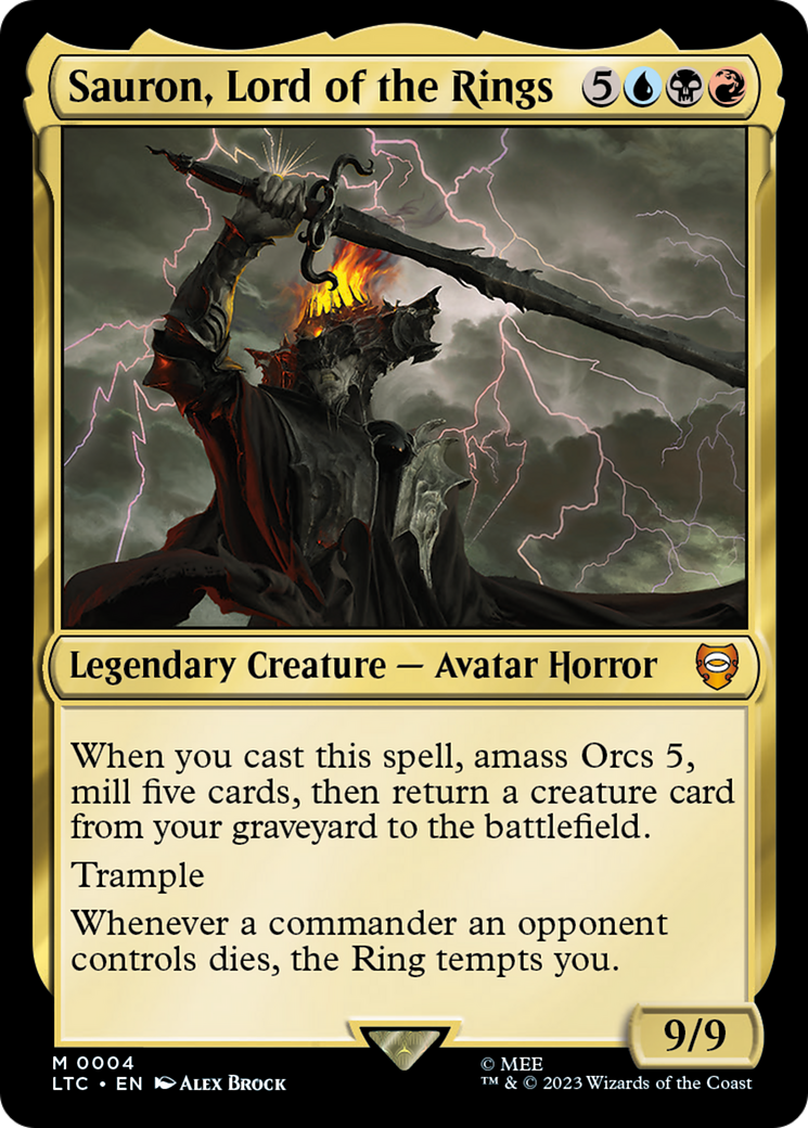 Sauron, Lord of the Rings (LTC) #4 [EN/N] s/o