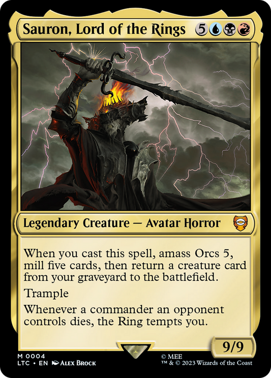 Sauron, Lord of the Rings (LTC) #4 [EN/N] s/o