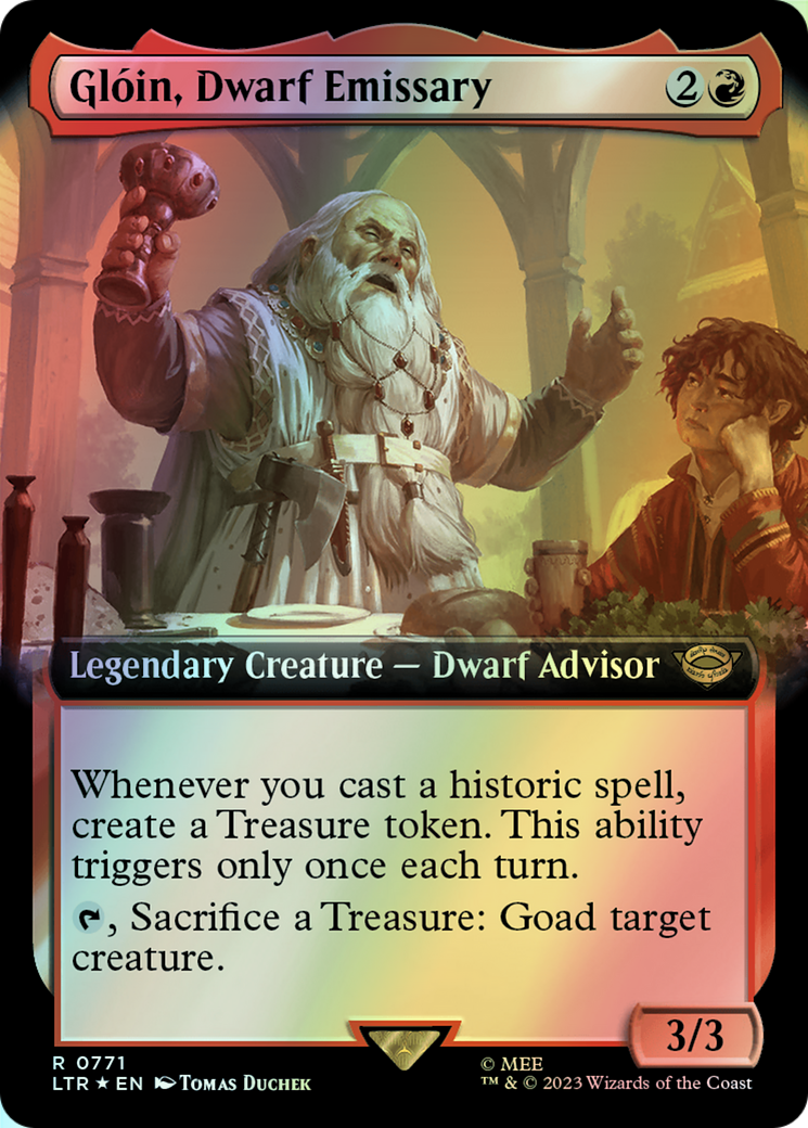 Glóin, Dwarf Emissary - Surge Foil (LTR) #771 [EN/F] s/o