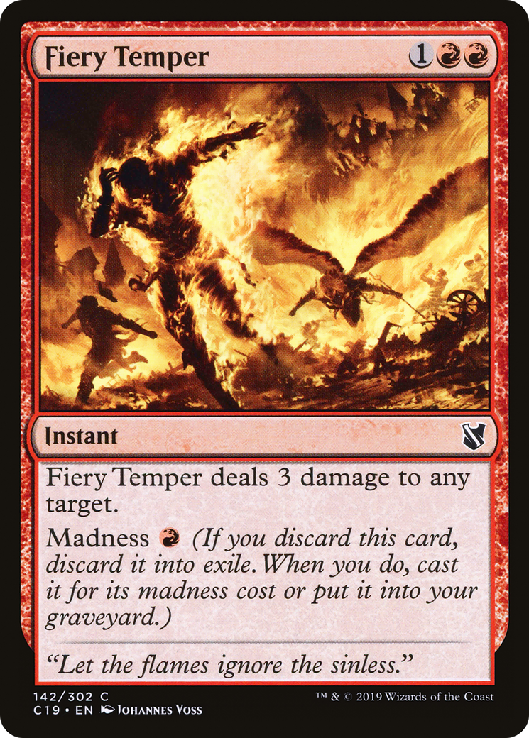 Fiery Temper (C19) #142 [EN/N]