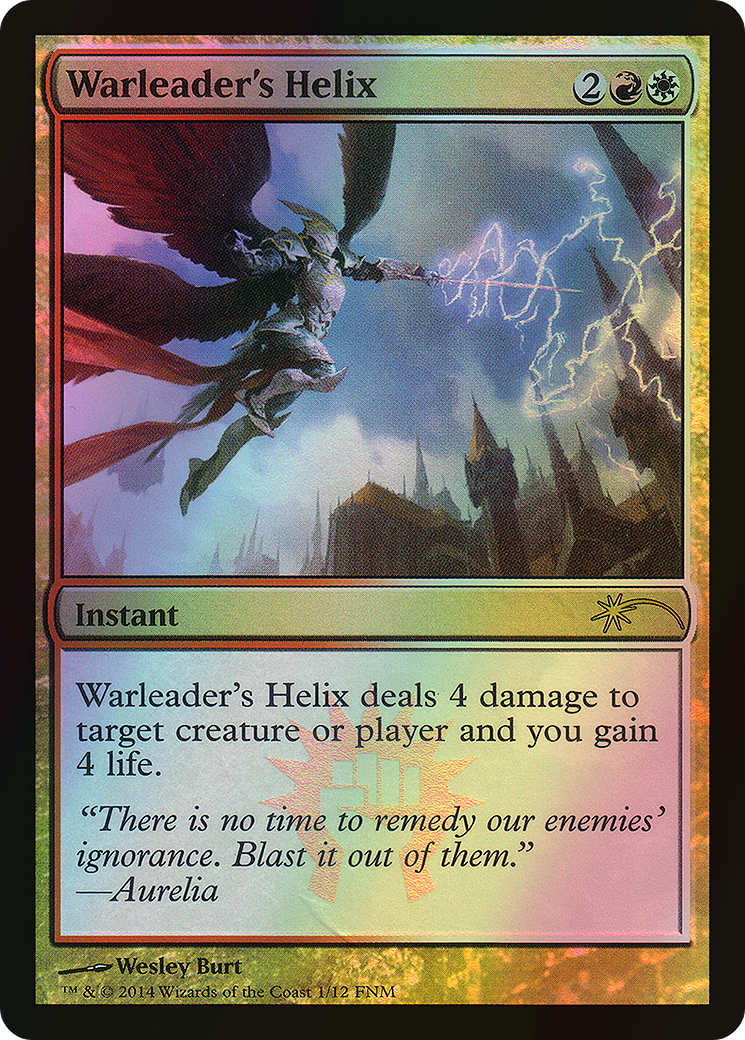 Warleader's Helix (F14) #1 [EN/F] s/o