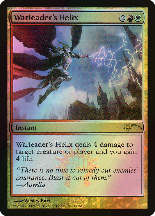 Warleader's Helix (F14) #1 [EN/F] s/o