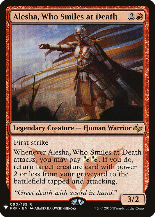 Alesha, Who Smiles at Death (PLST) #FRF-90 [EN/N] s/o