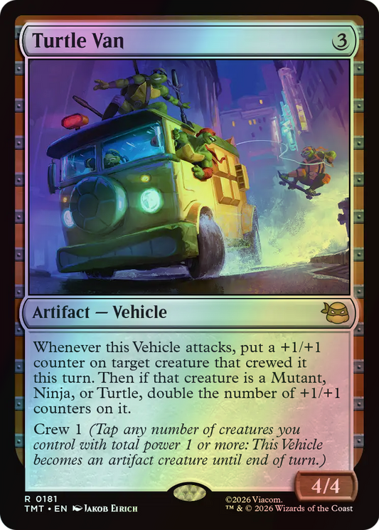 Turtle Van (TMT) #181 [EN/F] s/o