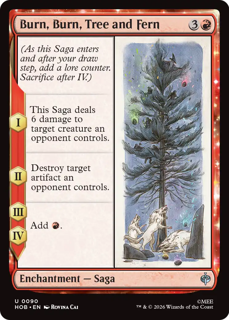 Burn, Burn, Tree and Fern (HOB) #90 [EN/N]