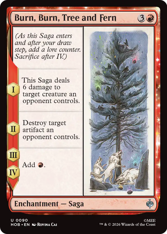 Burn, Burn, Tree and Fern (HOB) #90 [EN/N]
