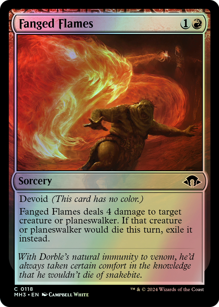 Fanged Flames (MH3) #118 [EN/F]