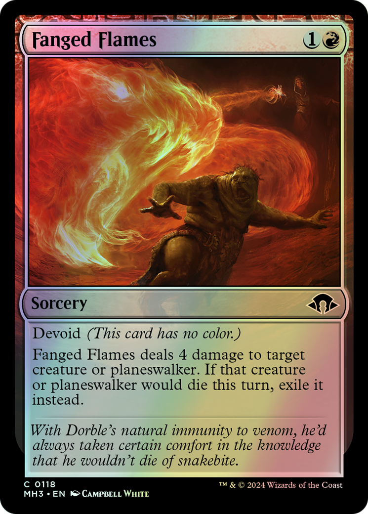 Fanged Flames (MH3) #118 [EN/F]