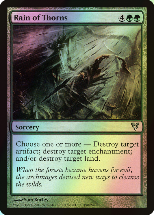 Rain of Thorns (AVR) #190 [EN/F]