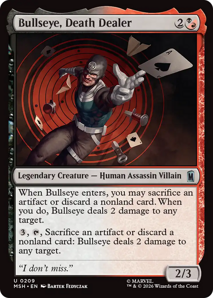 Bullseye, Death Dealer (MSH) #209 [EN/N]