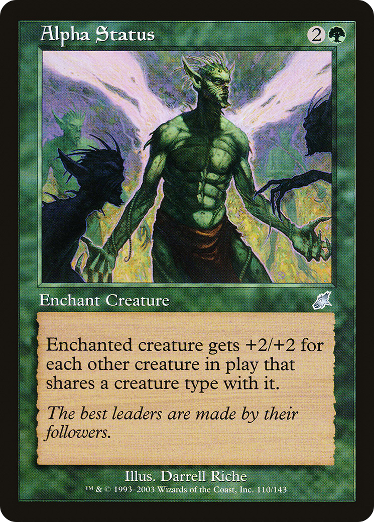 Alpha Status (SCG) #110 [EN/N] s/o