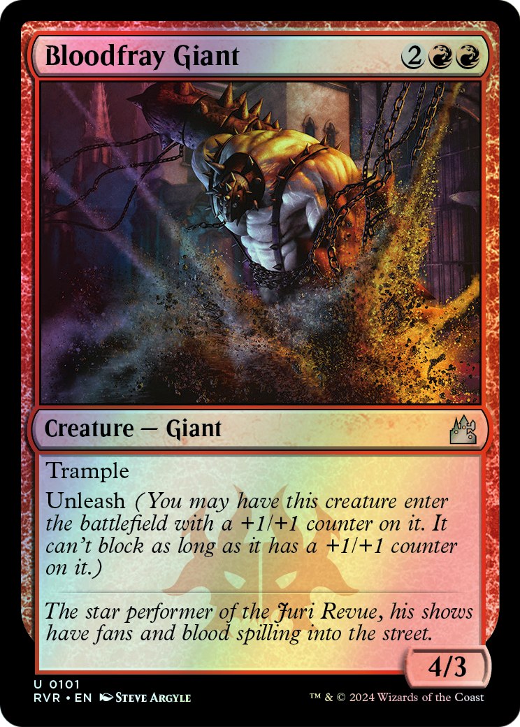 Bloodfray Giant (RVR) #101 [EN/F]
