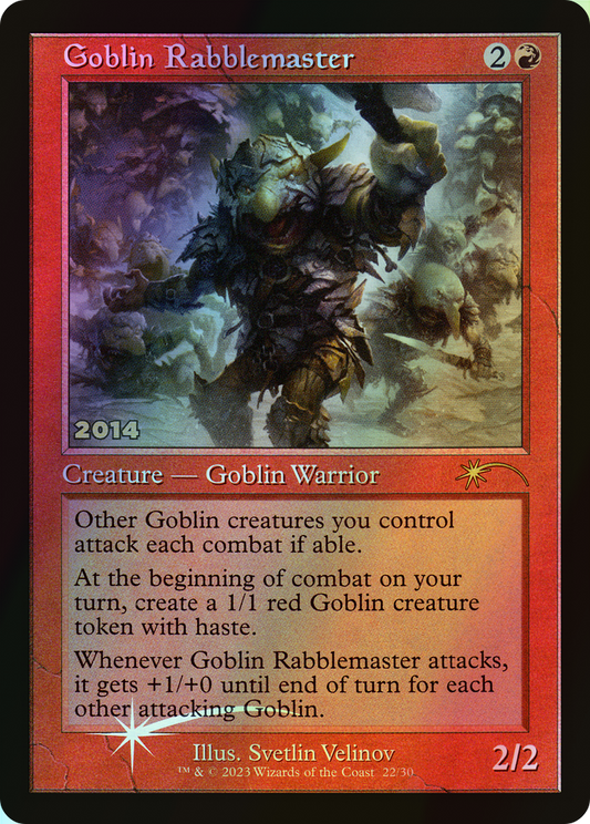 Goblin Rabblemaster (P30A) #22 [EN/F] s/o