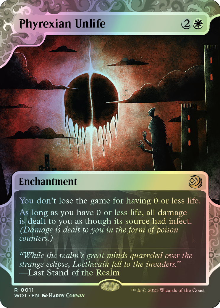 Phyrexian Unlife (WOT) #11 [EN/F] s/o