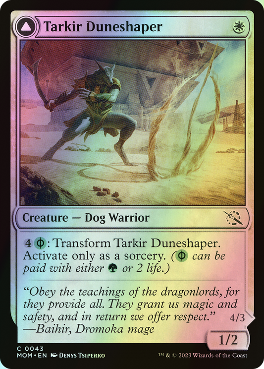 Tarkir Duneshaper // Burnished Dunestomper (MOM) #43 [EN/F]
