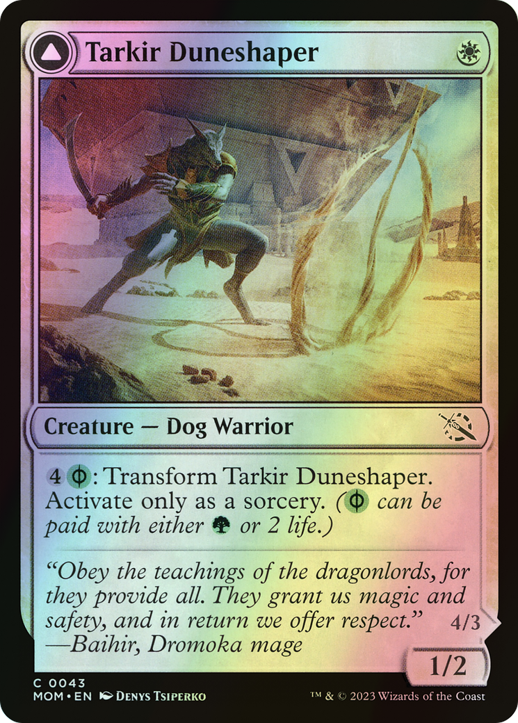 Tarkir Duneshaper // Burnished Dunestomper (MOM) #43 [EN/F]