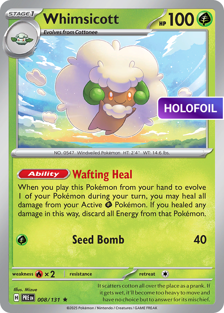 Whimsicott (PRE) #8 [EN/H]