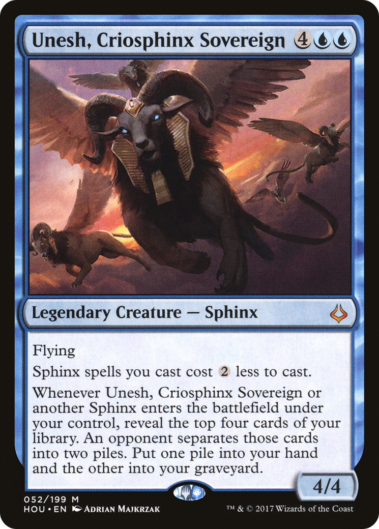 Unesh, Criosphinx Sovereign (HOU) #52 [EN/N]
