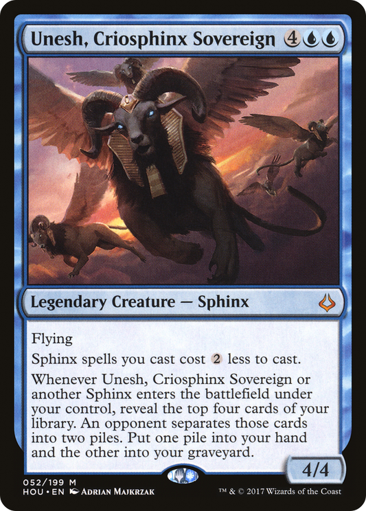 Unesh, Criosphinx Sovereign (HOU) #52 [EN/N]