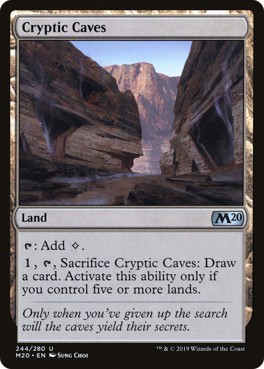 Cryptic Caves (M20) #244 [EN/N]