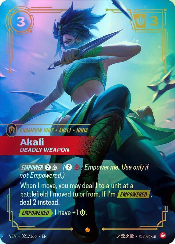 Akali, Deadly Weapon (VEN) #021 [EN/F]
