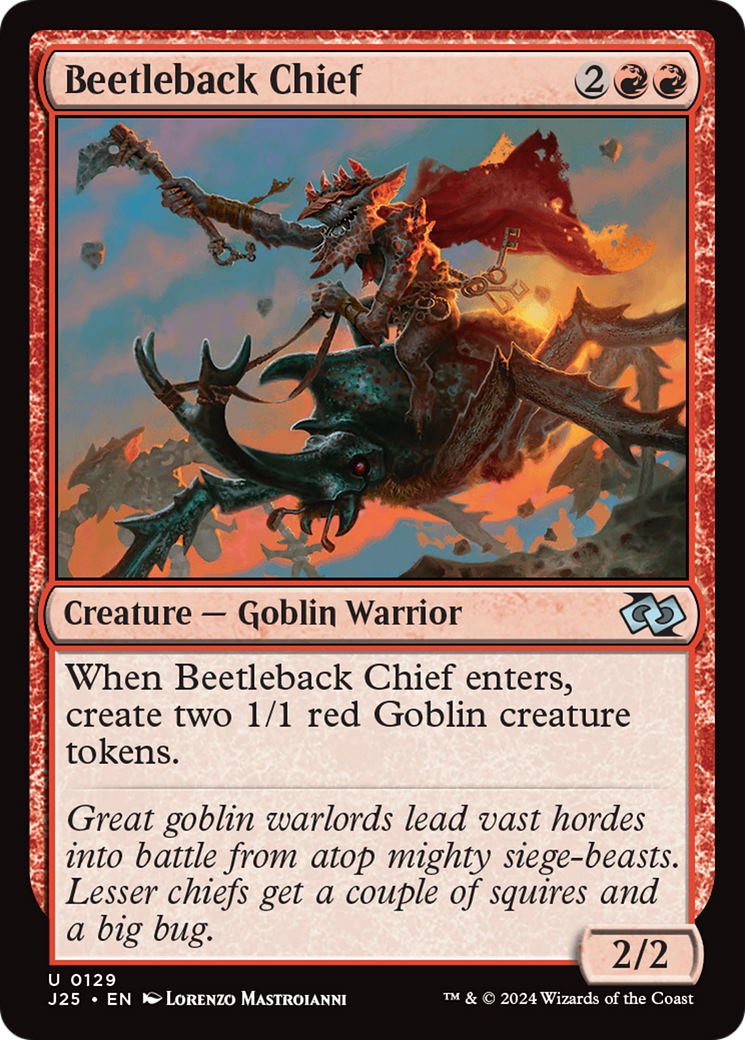 Beetleback Chief (J25) #129 [EN/N] s/o