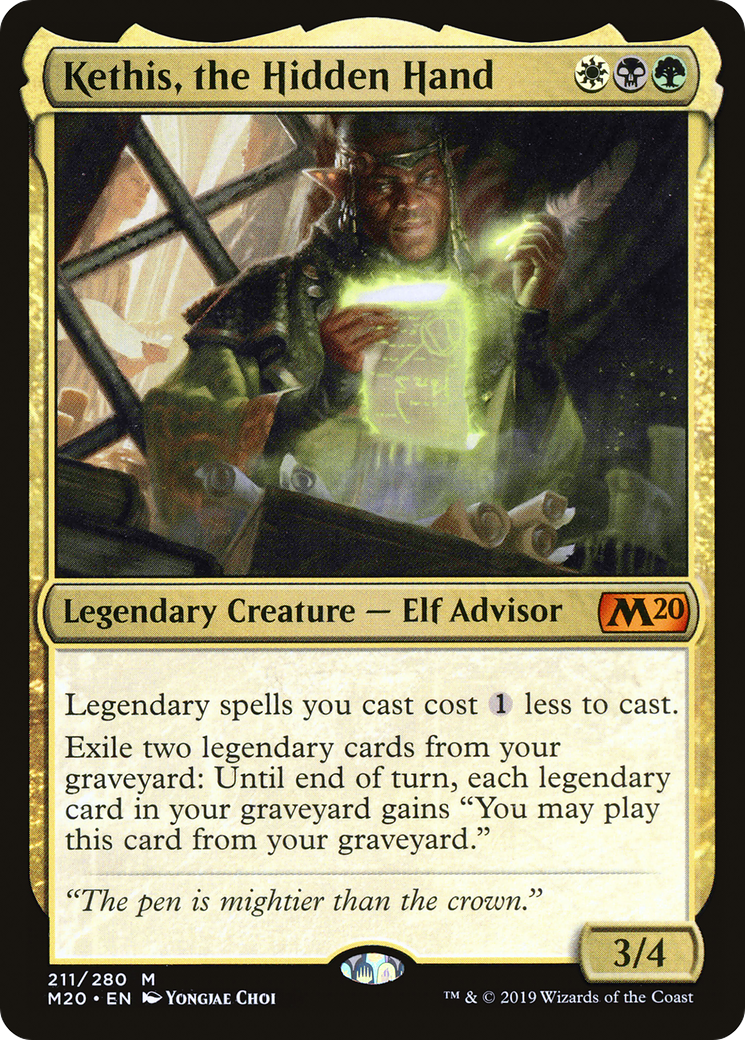 Kethis, the Hidden Hand (M20) #211 [EN/N] s/o