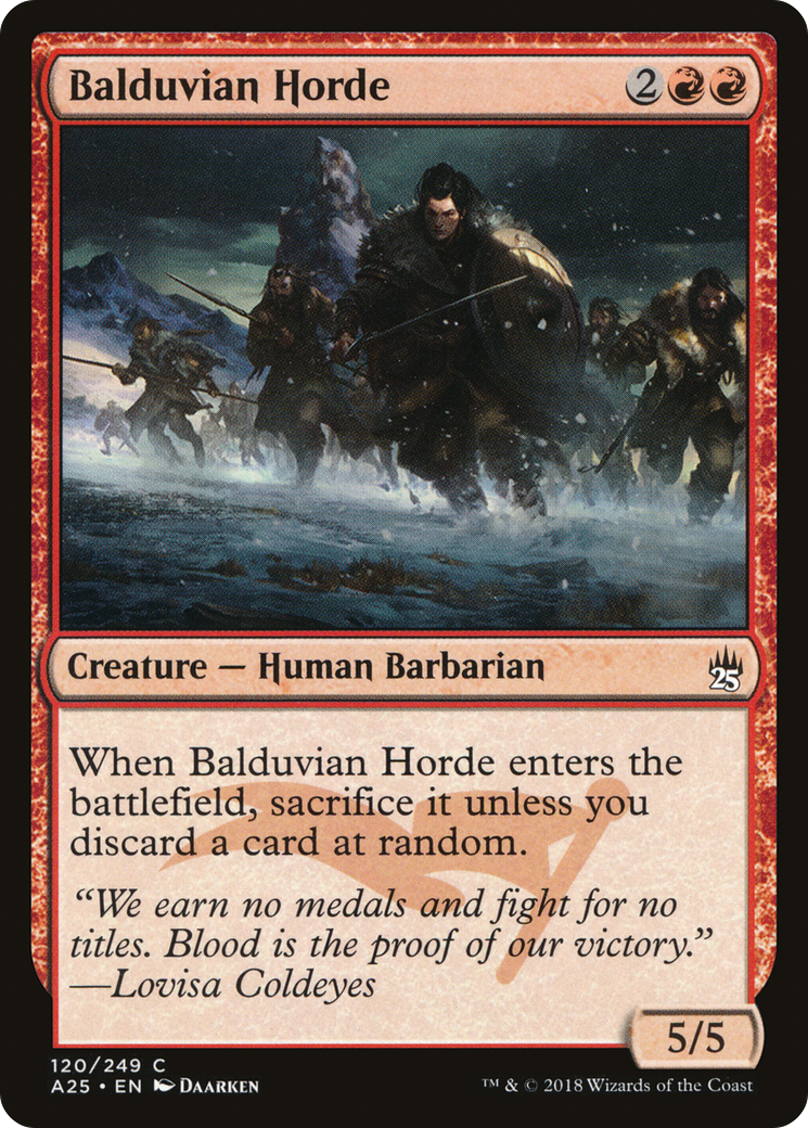 Balduvian Horde (A25) #120 [EN/N]