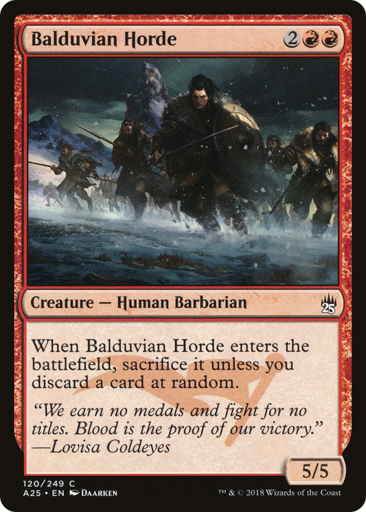Balduvian Horde (A25) #120 [EN/N]