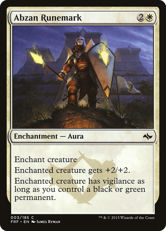 Abzan Runemark (FRF) #3 [EN/N]