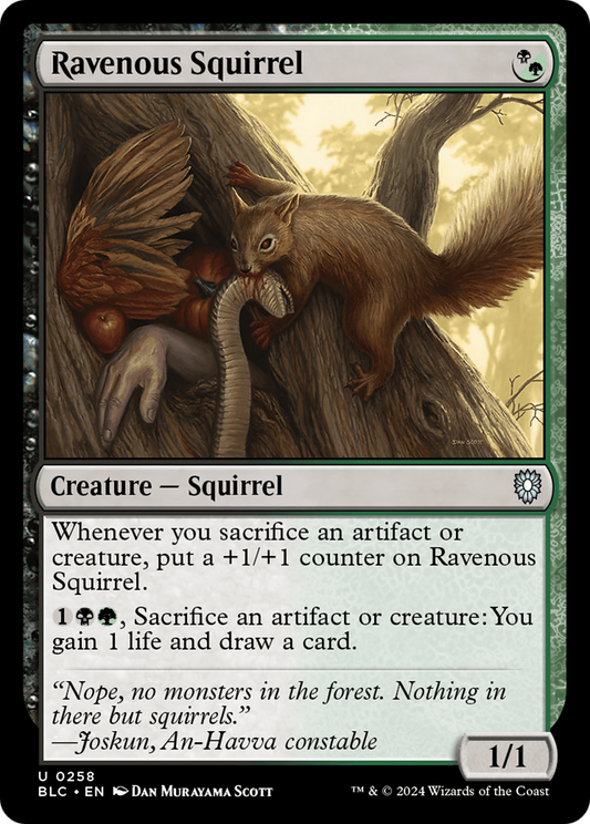 Ravenous Squirrel (BLC) #258 [EN/N]