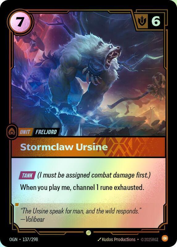 Stormclaw Ursine (OGN) #137 [EN/F]