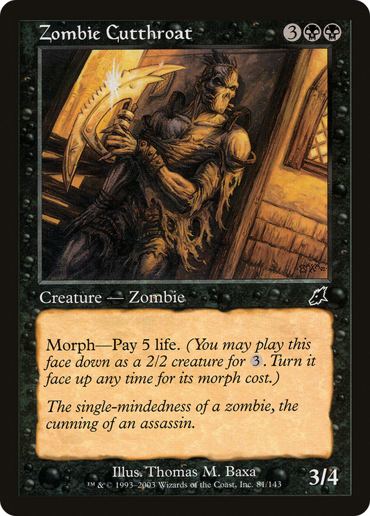 Zombie Cutthroat (SCG) #81 [EN/N]