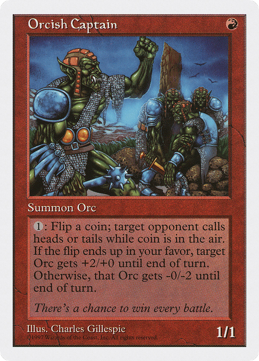 Orcish Captain (5ED) #254 [EN/N]