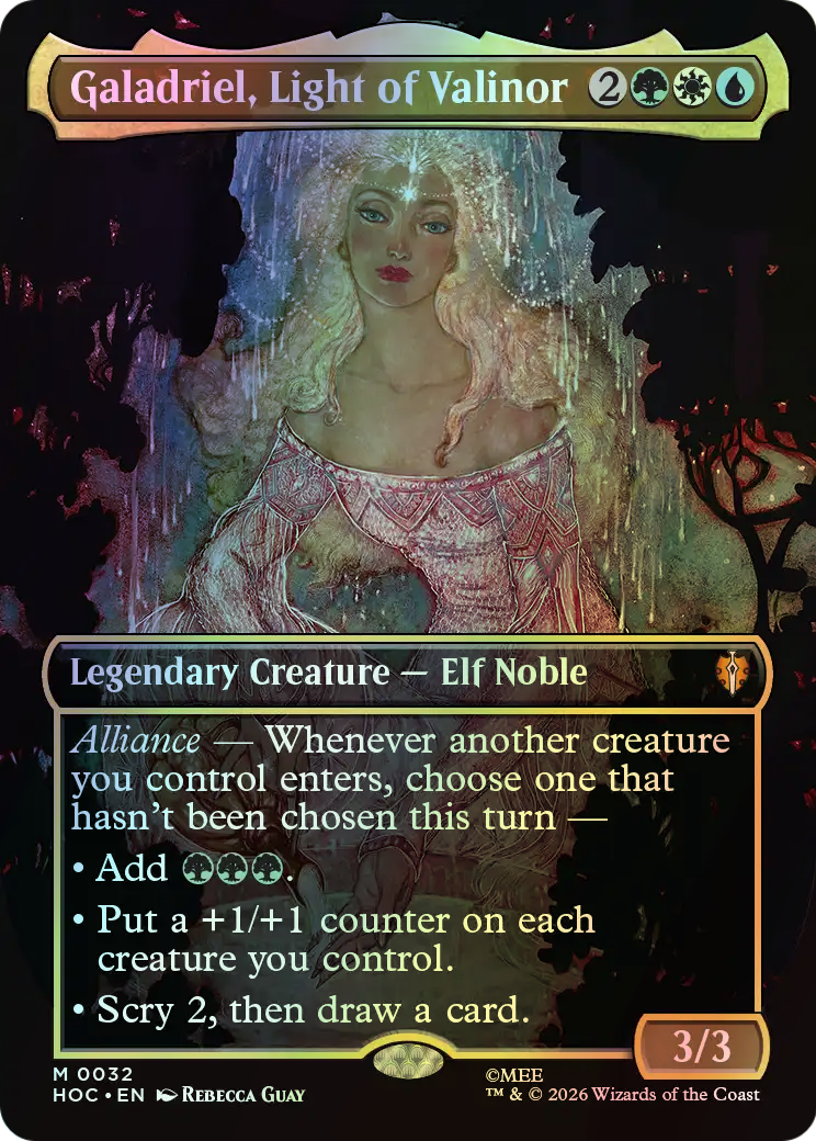 Galadriel, Light of Valinor (HOC) #32 [EN/F]