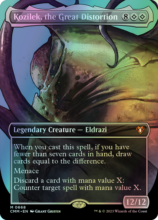 Kozilek, the Great Distortion (CMM) #668 [EN/F] s/o