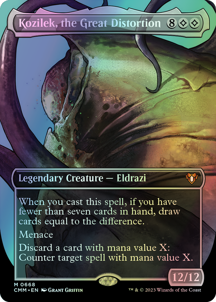 Kozilek, the Great Distortion (CMM) #668 [EN/F] s/o