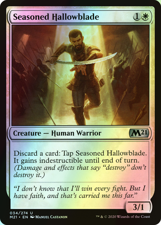 Seasoned Hallowblade (M21) #34 [EN/F]