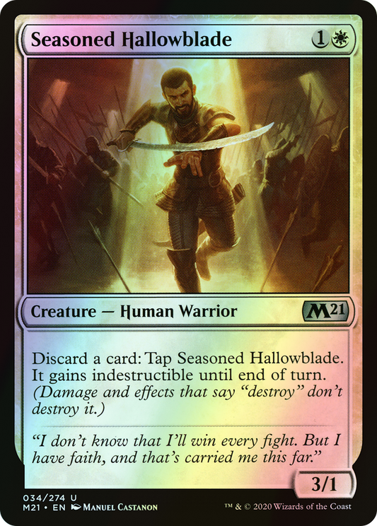 Seasoned Hallowblade (M21) #34 [EN/F]