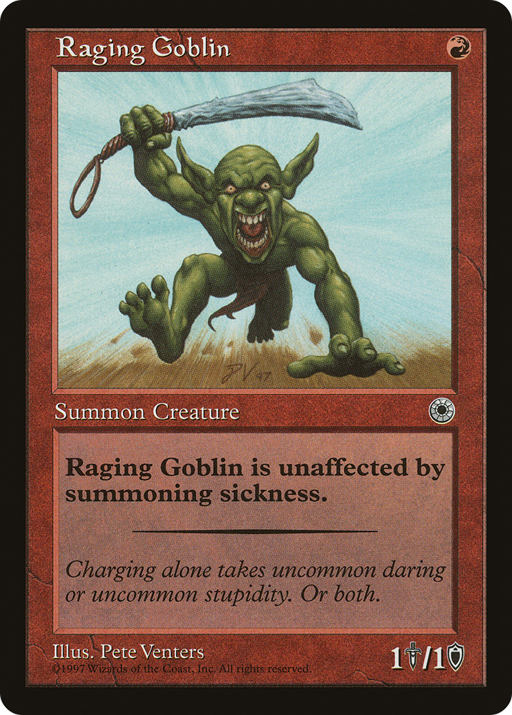 Raging Goblin (POR) #145 [EN/N]