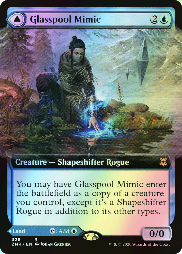 Glasspool Mimic // Glasspool Shore (ZNR) #328 [EN/F] s/o