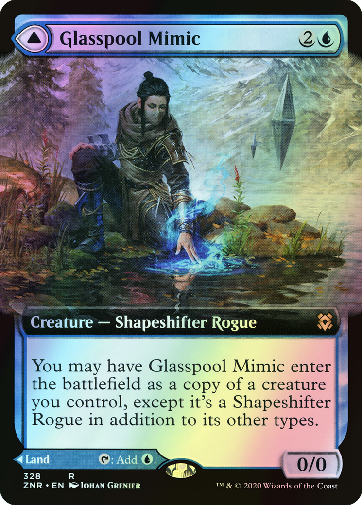 Glasspool Mimic // Glasspool Shore (ZNR) #328 [EN/F] s/o