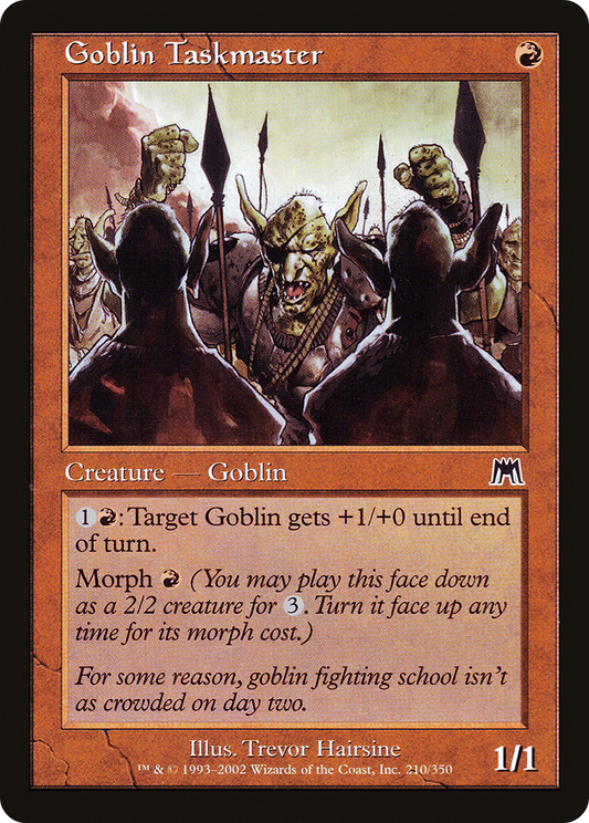 Goblin Taskmaster (ONS) #210 [EN/N] s/o